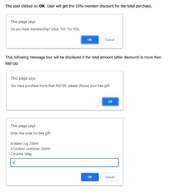 Solved QUESTION 3 - JAVASCRIPT (30 marks) Based on the | Chegg.com