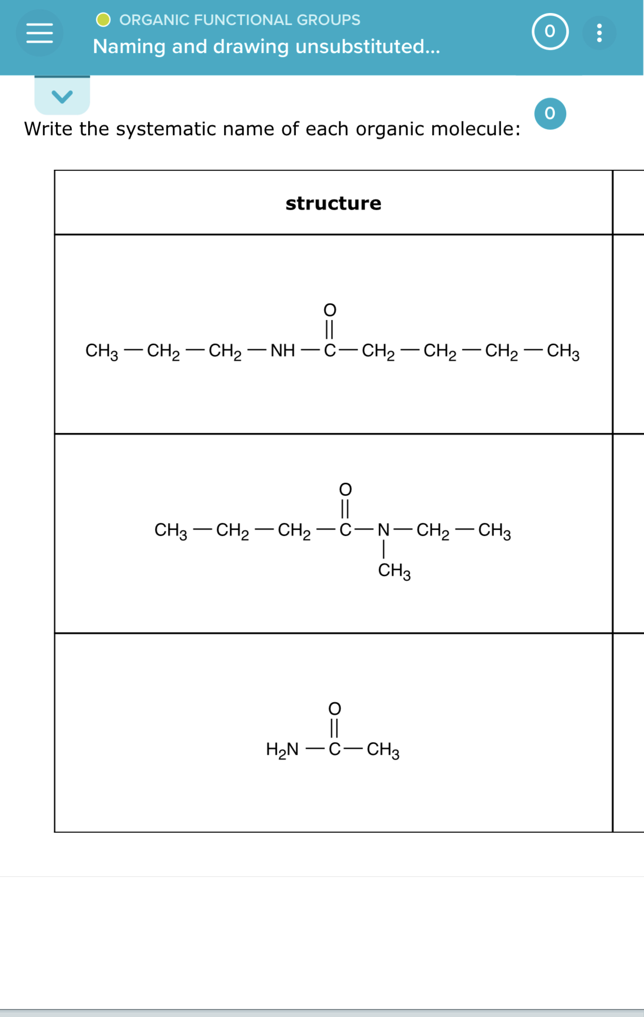 Solved Write the systematic name of each organic molecule: | Chegg.com