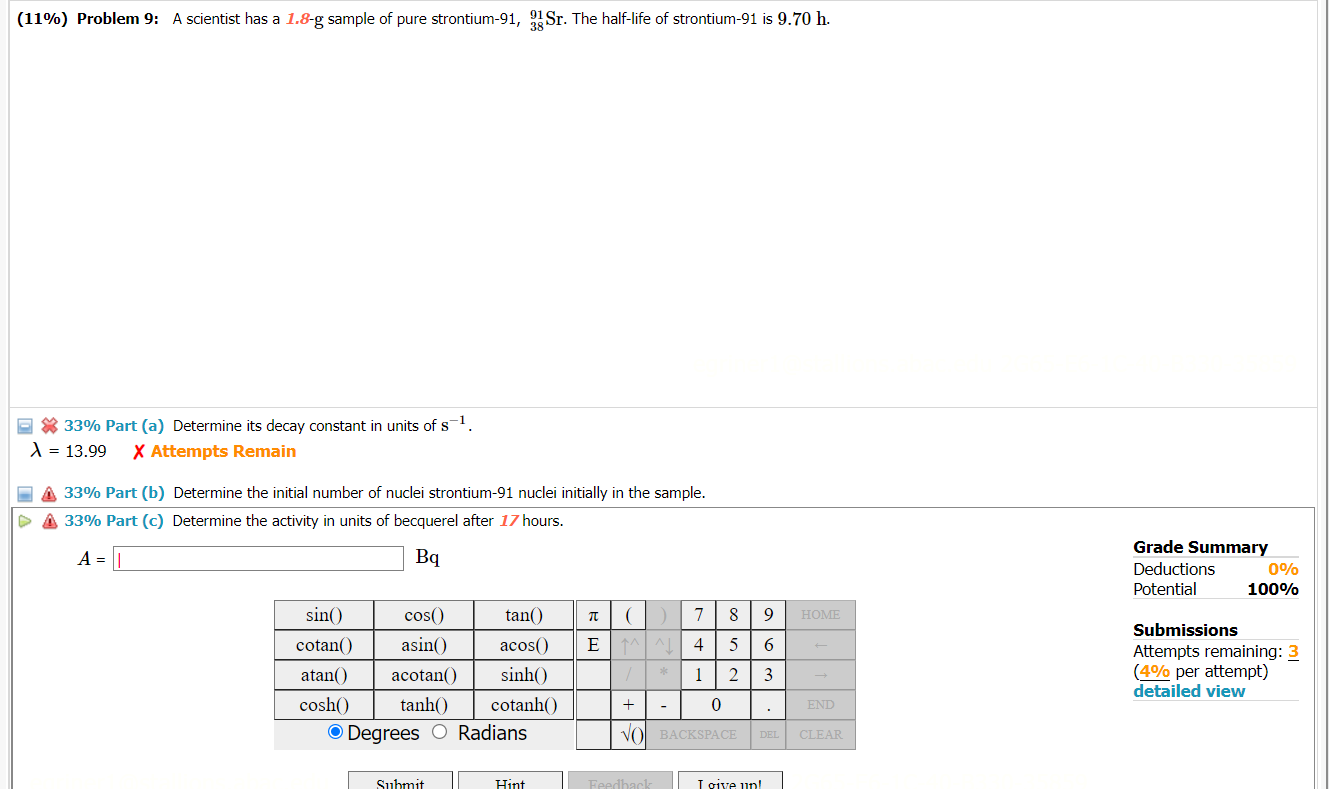Pure Strontium