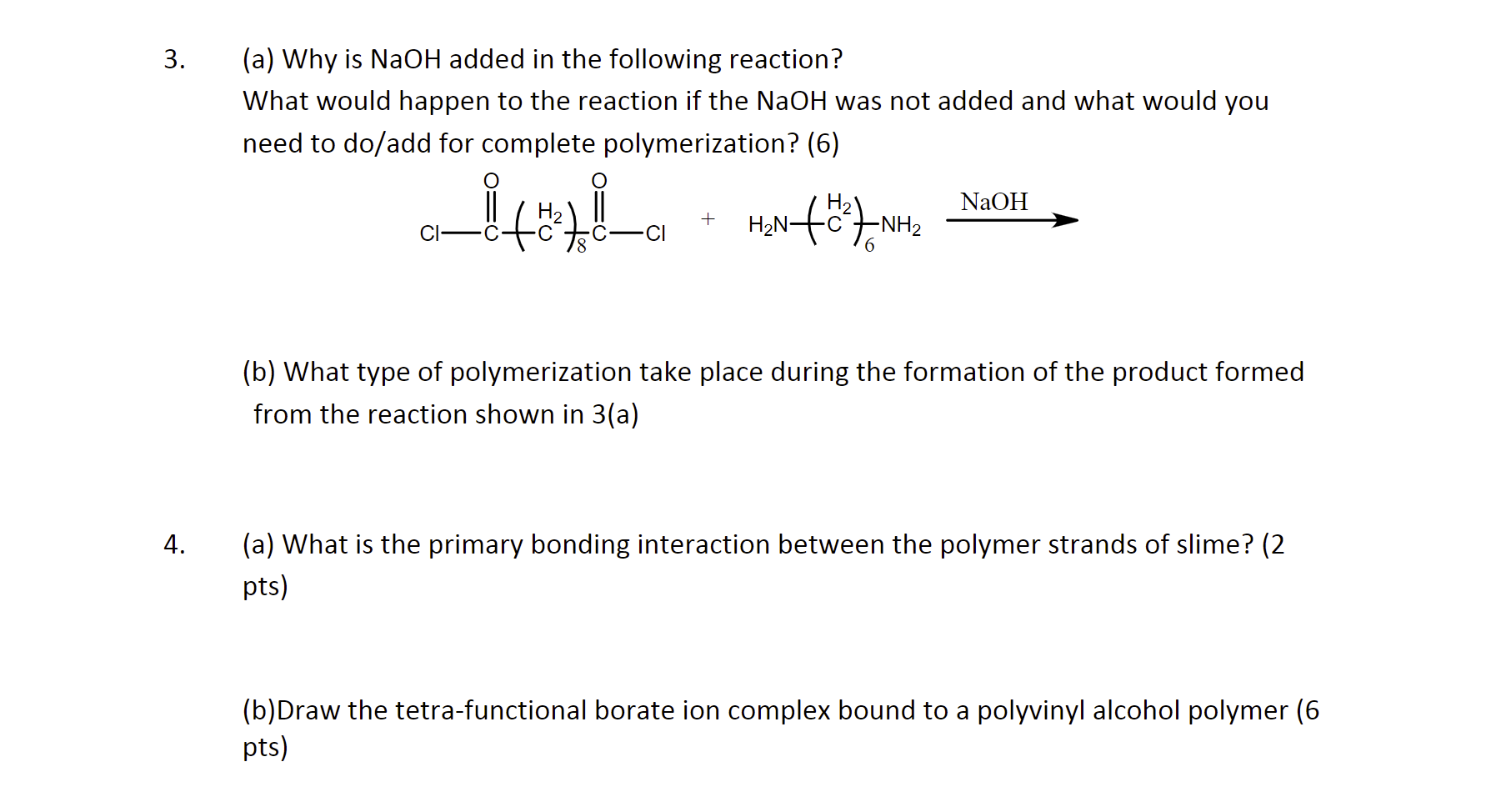 (a) Why is NaOH added in the following reaction? What | Chegg.com