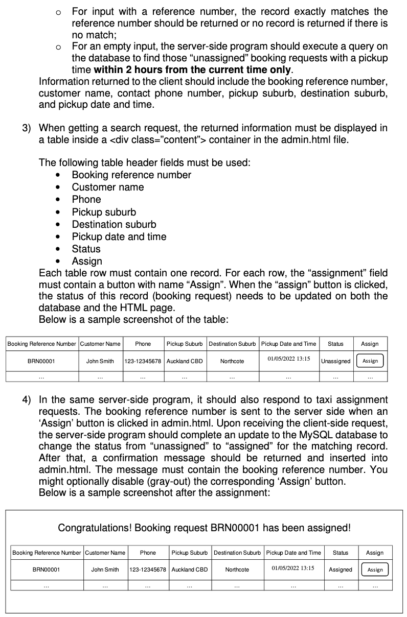 Solved 2.2 The Admin Component This component allows Chegg