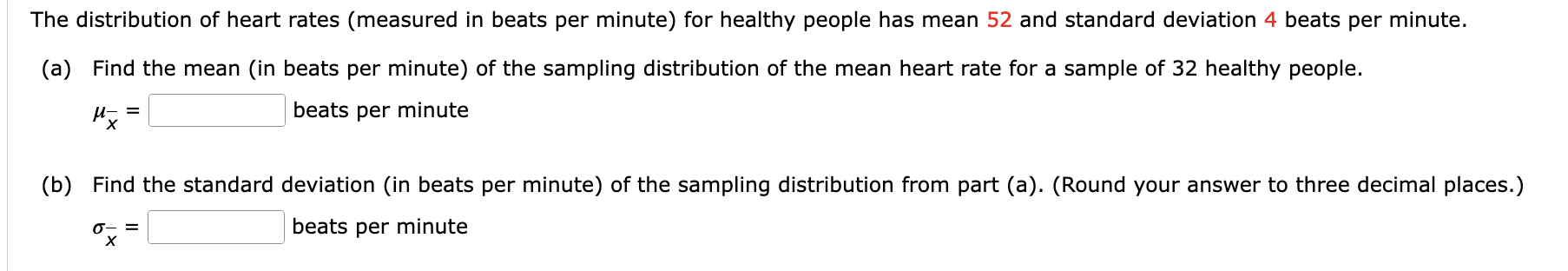 solved-the-distribution-of-heart-rates-measured-in-beats-chegg