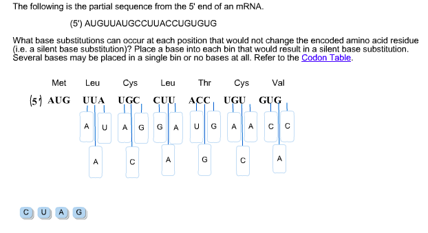 Solved The following is the partial sequence from the 5 end | Chegg.com