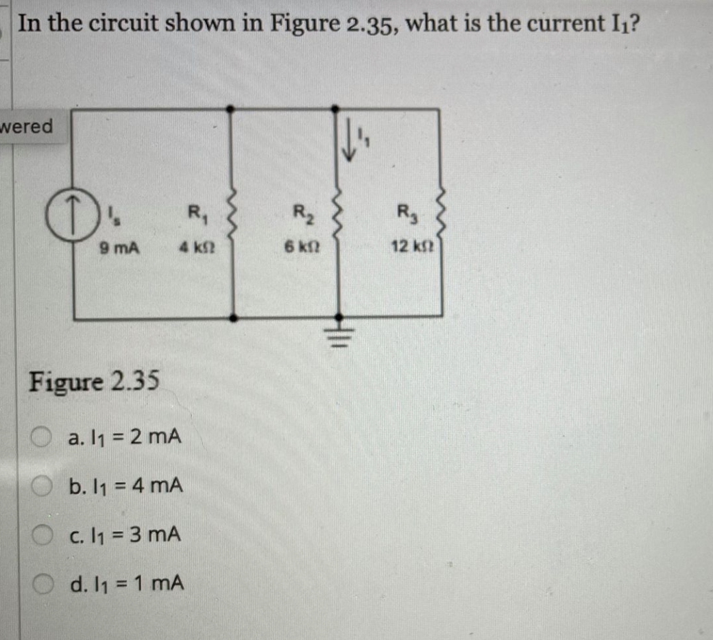 Solved In the circuit shown in Figure 2.35, what is the | Chegg.com