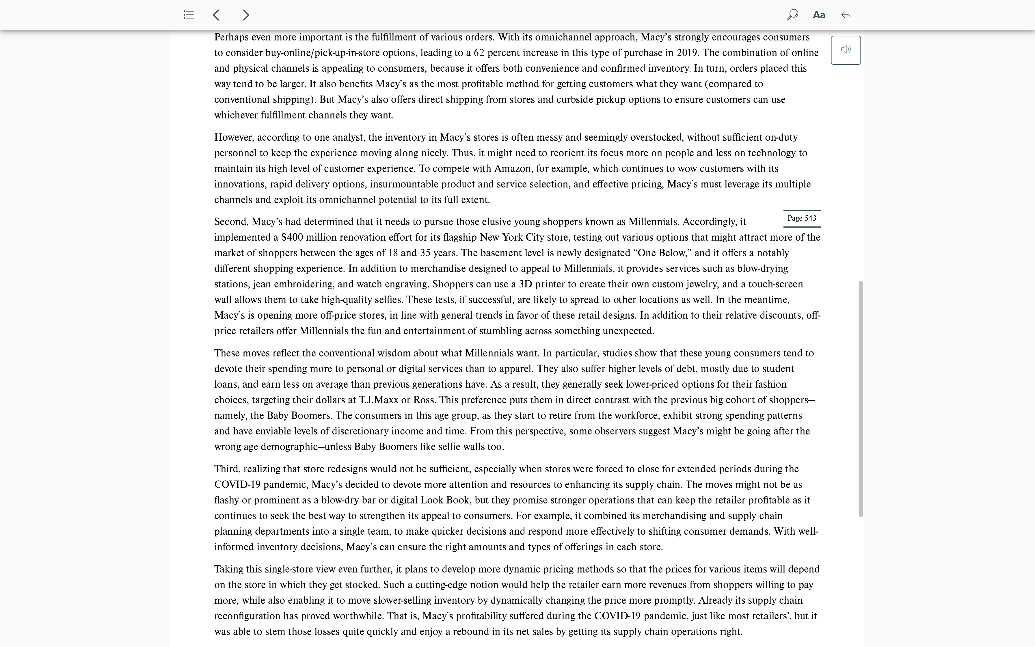 Solved Macy's stores and revenues have been declining over