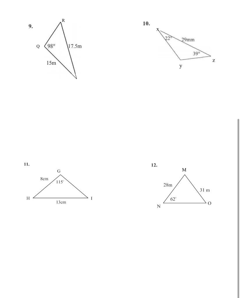 Solved 5. 21 cm 6. x 520 48° 619 (1180 45m Solve for all | Chegg.com