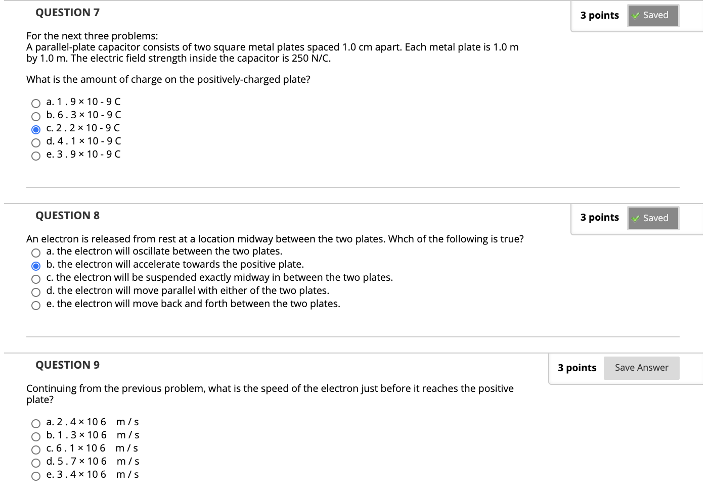 Solved Question 7 3 Points Saved For The Next Three 6017