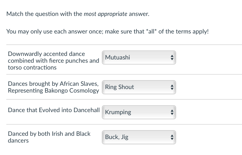 african dance terms
