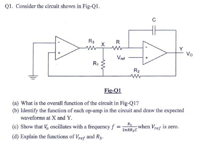 Solved Q1. Consider the circuit shown in Fig-Q1. Fig-Q1 (a) | Chegg.com