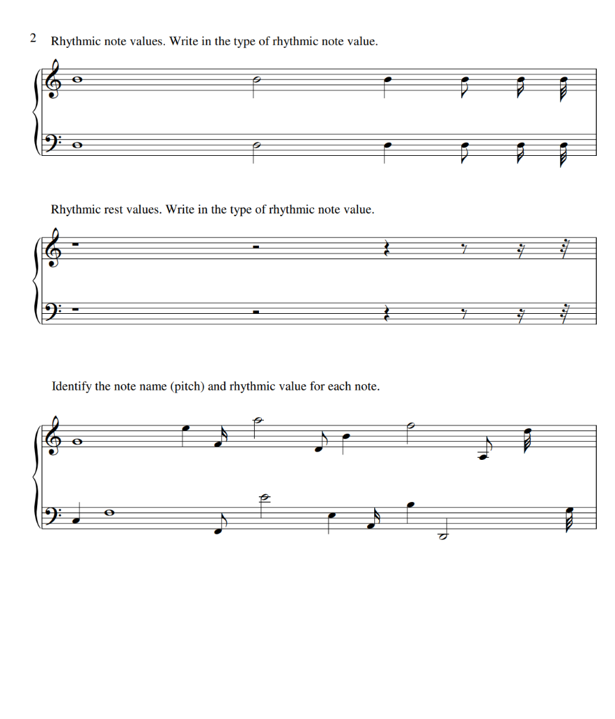 Kolm Name MUS 121 Music Notation Workhsheet Label
