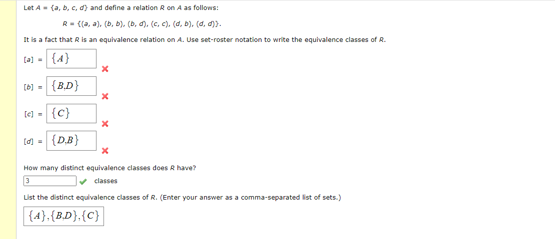 Solved Let A A B C D And Define A Relation R On A As Chegg Com