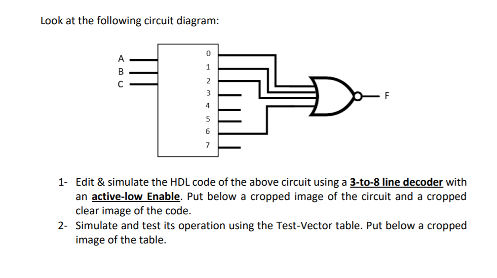 Solved Look at the following circuit diagram: 0 A 1 B с 2 3 | Chegg.com