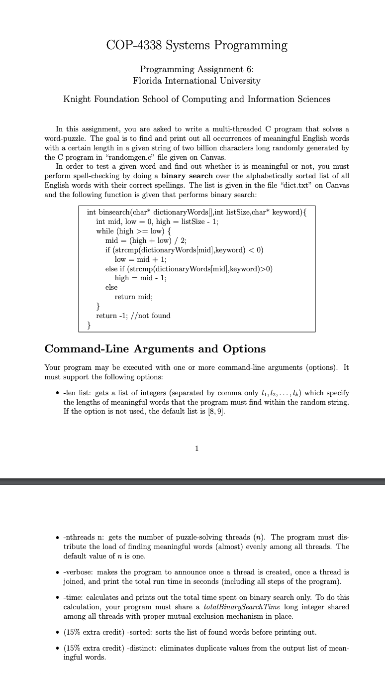 Solved In this assignment, you are asked to write a | Chegg.com