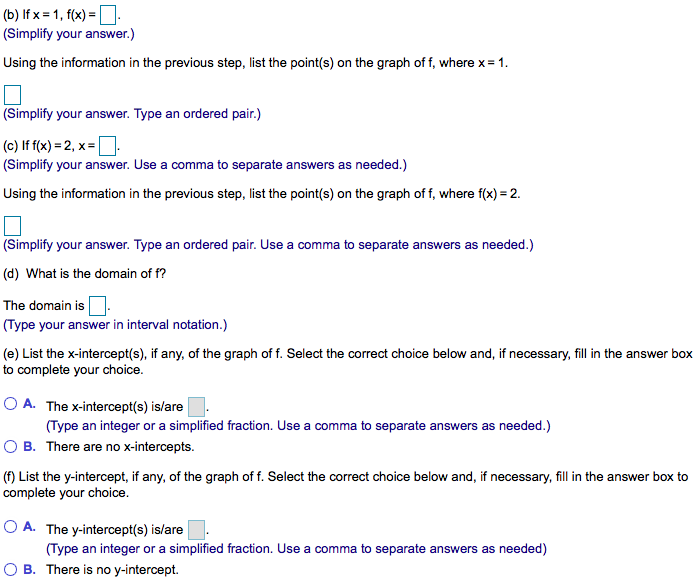 Solved Answer The Questions About The Following Function Chegg Com