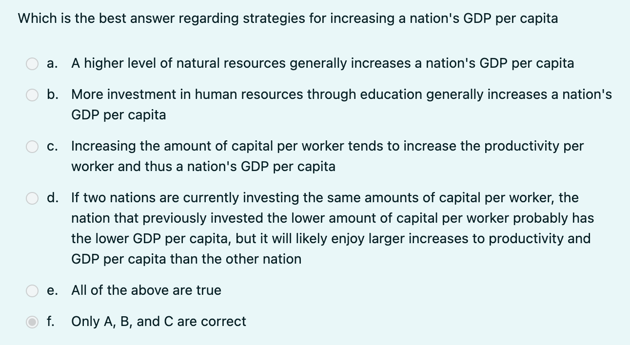 Solved Which Is The Best Answer Regarding Tariffs Assuming | Chegg.com