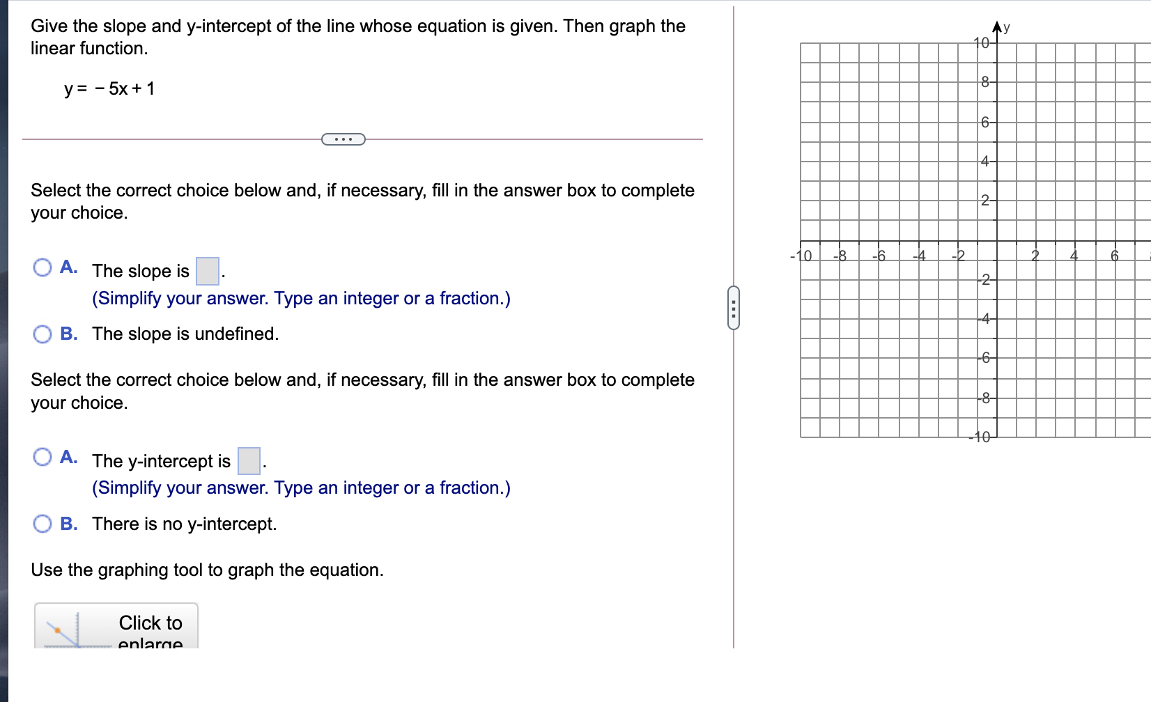 Solved Give the slope and y-intercept of the line whose | Chegg.com