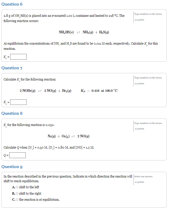 Solved 2.8 g of NH4HS(s) is placed into an evacuated 1.00 | Chegg.com