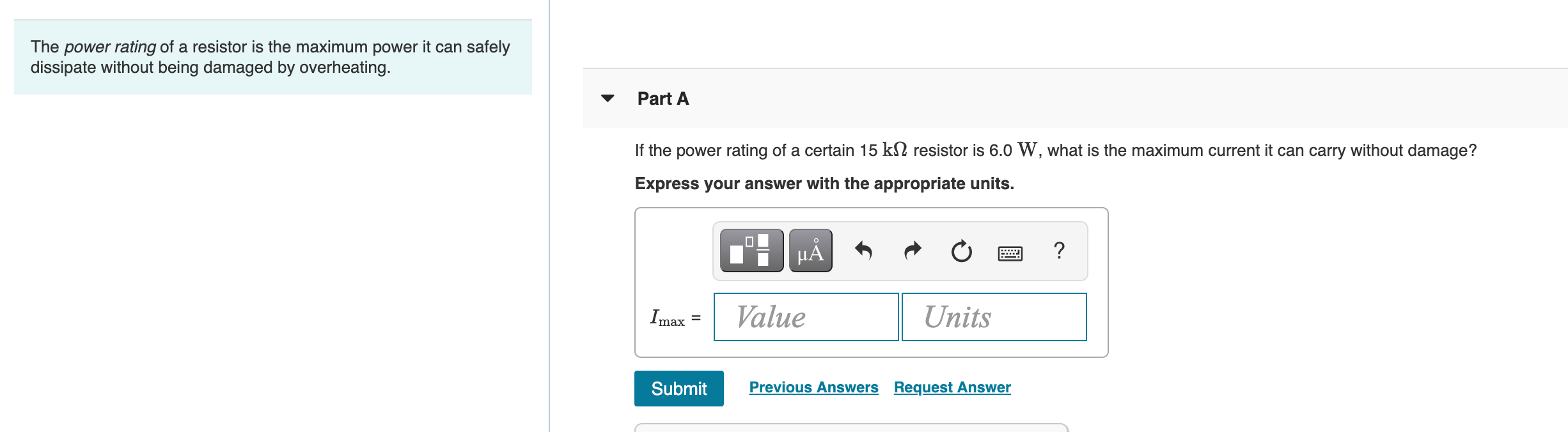 Solved The Power Rating Of A Resistor Is The Maximum Power | Chegg.com