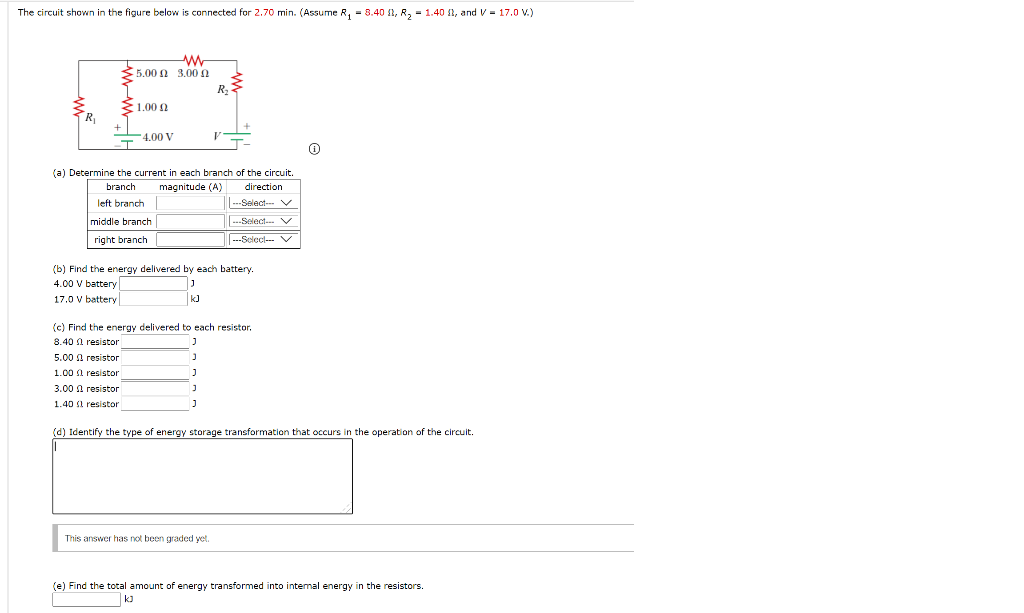 Solved The circuit shown in the figure below is connected | Chegg.com