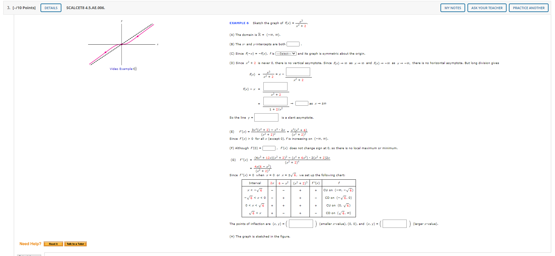 Solved 3 10 Points Details Scalcet8 4 5 Ae 006 My N Chegg Com