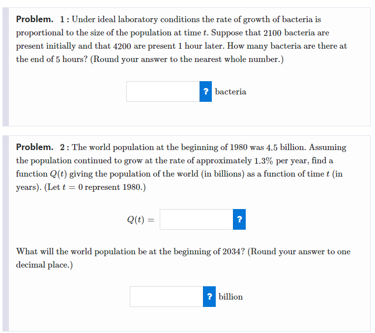 Solved Problem. 1 Under ideal laboratory conditions the