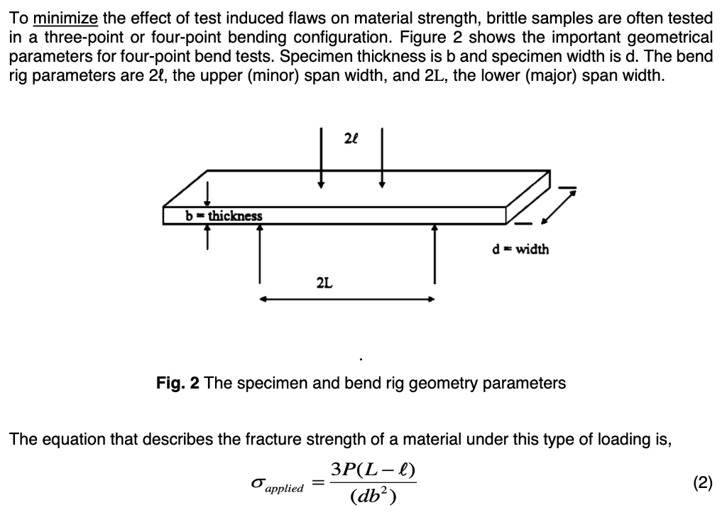 Solved To minimize the effect of test induced flaws on
