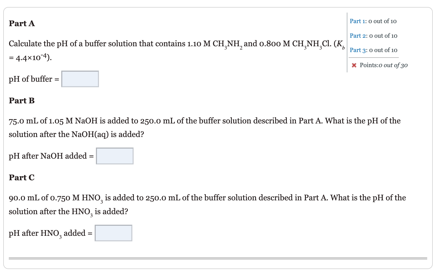 calculate ph of a buffer solution that contains 0.1 m nh4oh