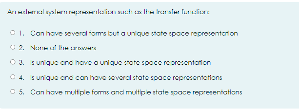 Solved An external system representation such as the | Chegg.com