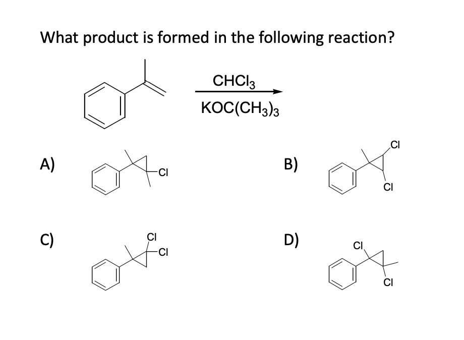 Solved What product is formed in the following reaction? | Chegg.com