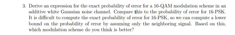 Solved 3. Derive an expression for the exact probability of | Chegg.com