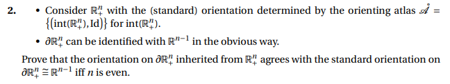 2 Consider R With The Standard Orientation D Chegg Com