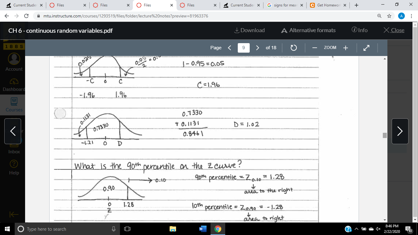 Solved Hi, I was wondering how you would find the value 1.28 | Chegg.com