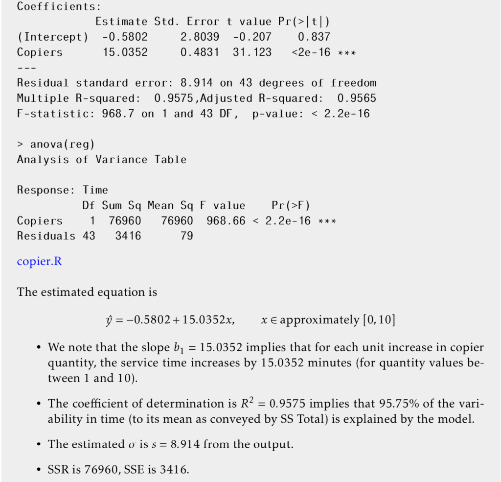 Solved Please solve SSE, SST, and SSR using the equations | Chegg.com