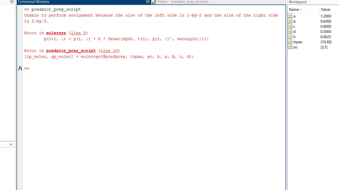 Solved Based on the case study of Predator-Prey models & | Chegg.com