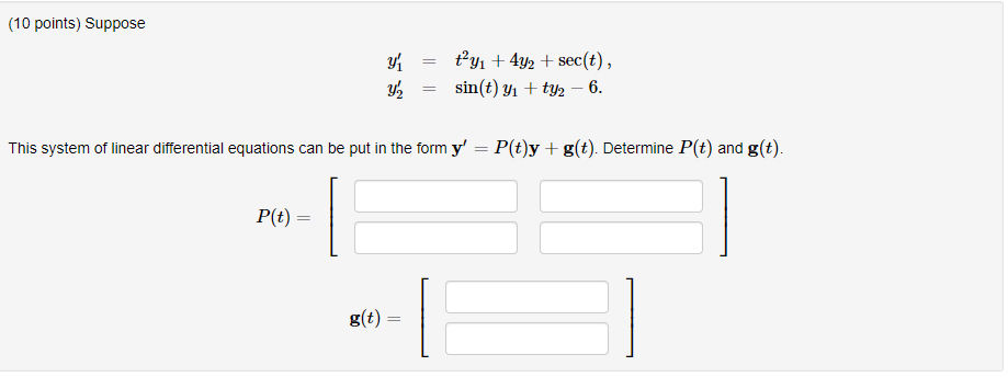 Solved (10 Points) Suppose | Chegg.com