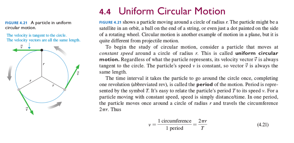 18+ the acceleration vector of a particle in uniform circular motion
