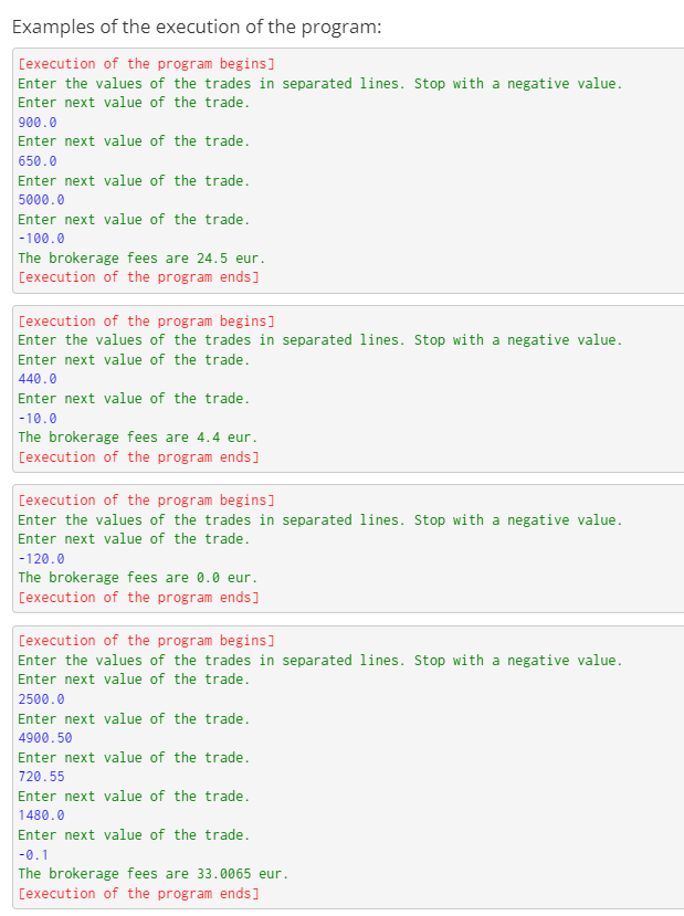 Solved python Description of the exercise Write a program | Chegg.com