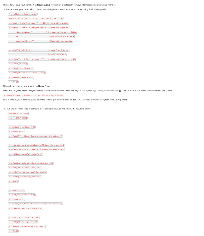 This code will save your bar chart as Figure_2.png. | Chegg.com