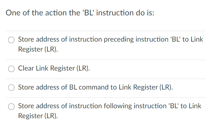 Solved Which LPC4088 register is a dedicated stack pointer