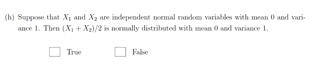 Solved Suppose that X1 and X2 are independent normal random | Chegg.com