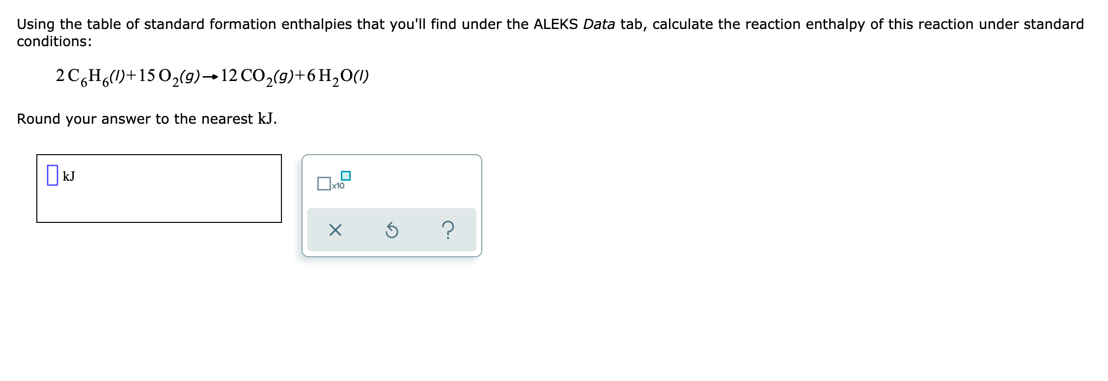 Solved Using the table of standard formation enthalpies that | Chegg.com