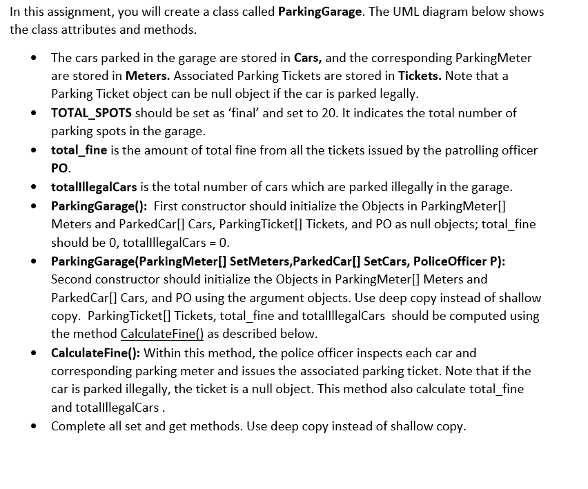 Solved In this assignment, you will create a class called | Chegg.com