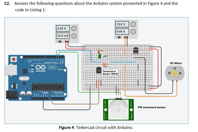 Solved C2. Answer the following questions about the Arduino | Chegg.com