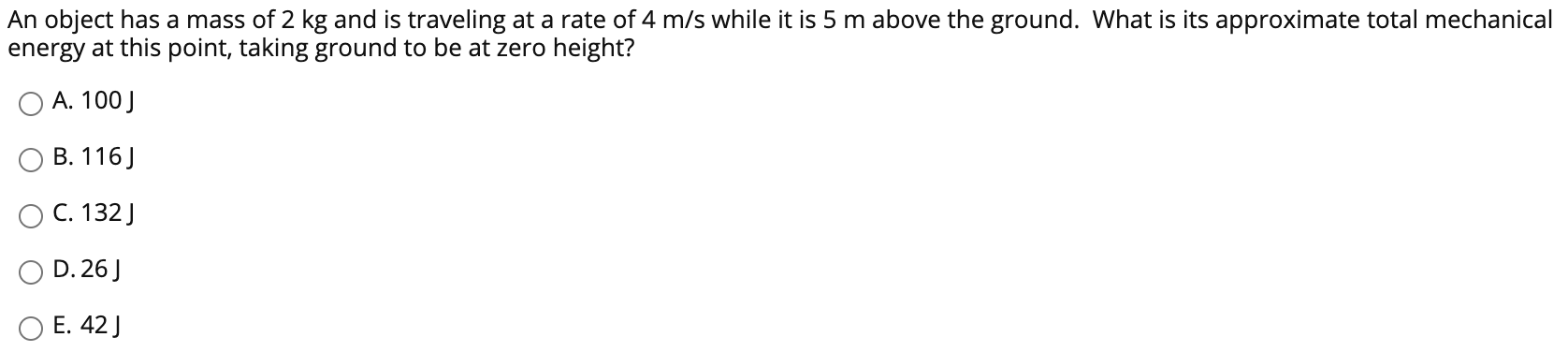 Solved An object has a mass of 2 kg and is traveling at a | Chegg.com