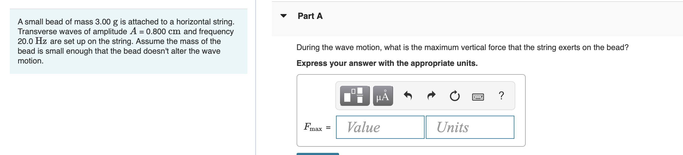 Solved A small bead of mass 3.00 g is attached to a