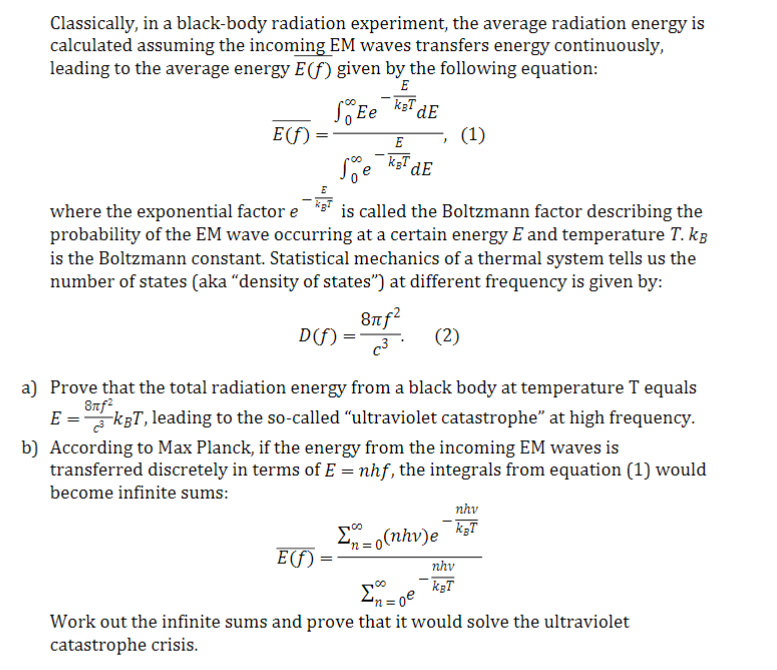 black body radiation experiment viva questions