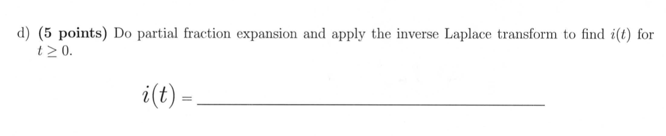 Solved Problem 3 (15 Points) A) (4 Points) The Initial | Chegg.com