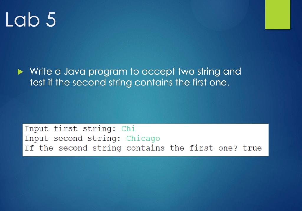 Solved Write a Java program to accept two string and test if | Chegg.com
