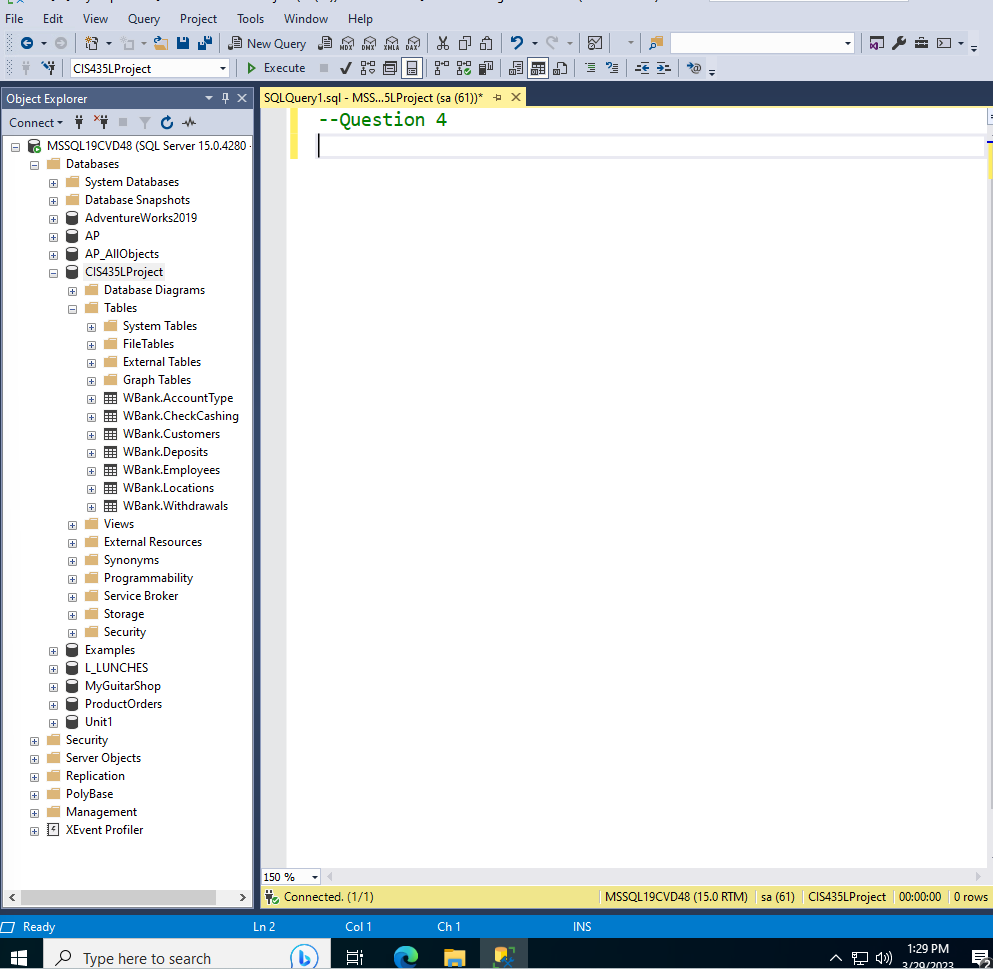 Solved I am creating a view, called vw_Customers, that | Chegg.com