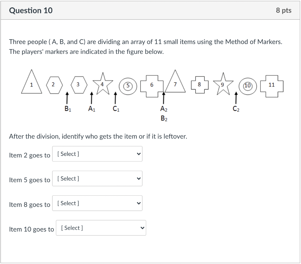 Solved Question 10 8 Pts Three People (A, B, And C) Are | Chegg.com